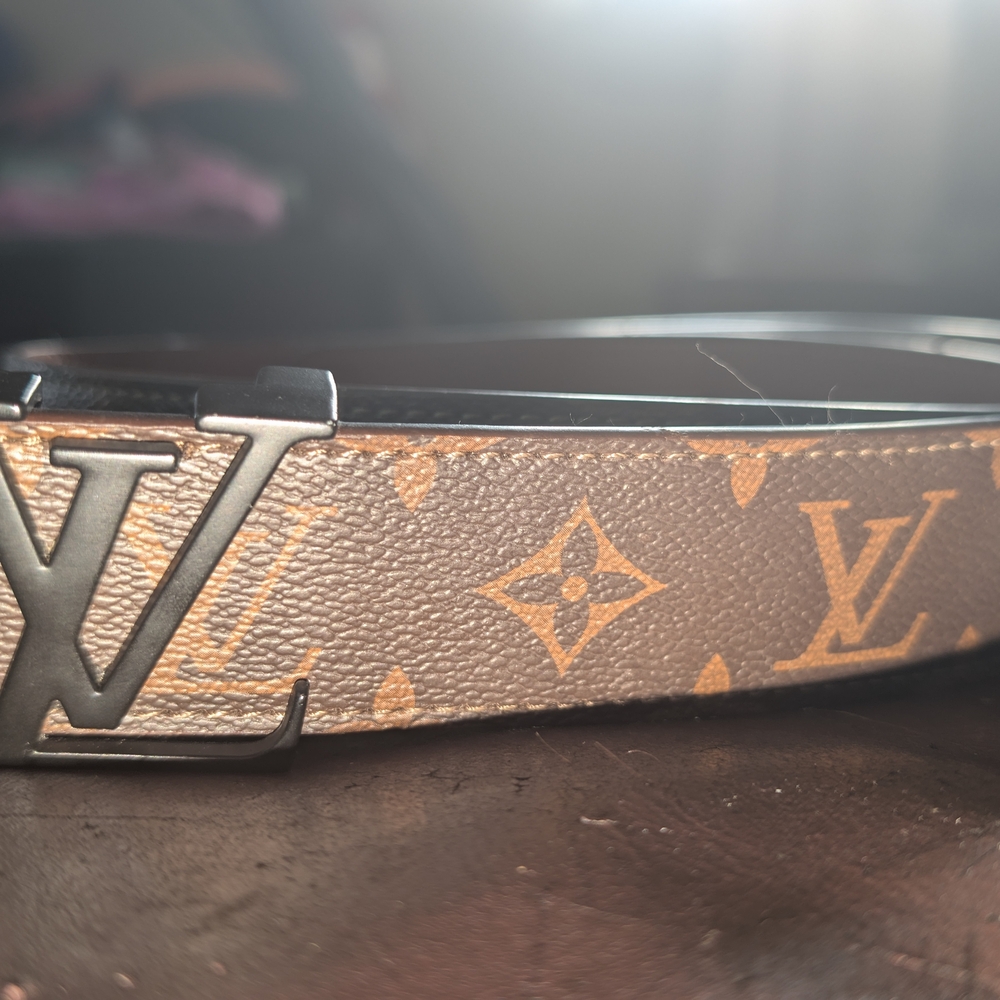 Louis Vuitton Brown Monogram Belt